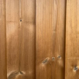 Shadow gap fence panel. Uniquely made to order from Thermowood for premium quality