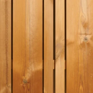 Vario screen fence panel made from Thermowood